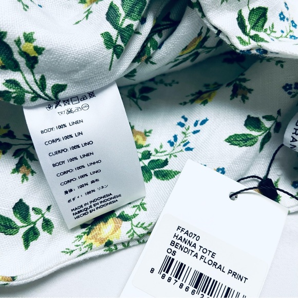 NWT Anthropologie Faithfull Bendita Floral Hannah Tote (Large/Full Size) - Picture 8 of 9